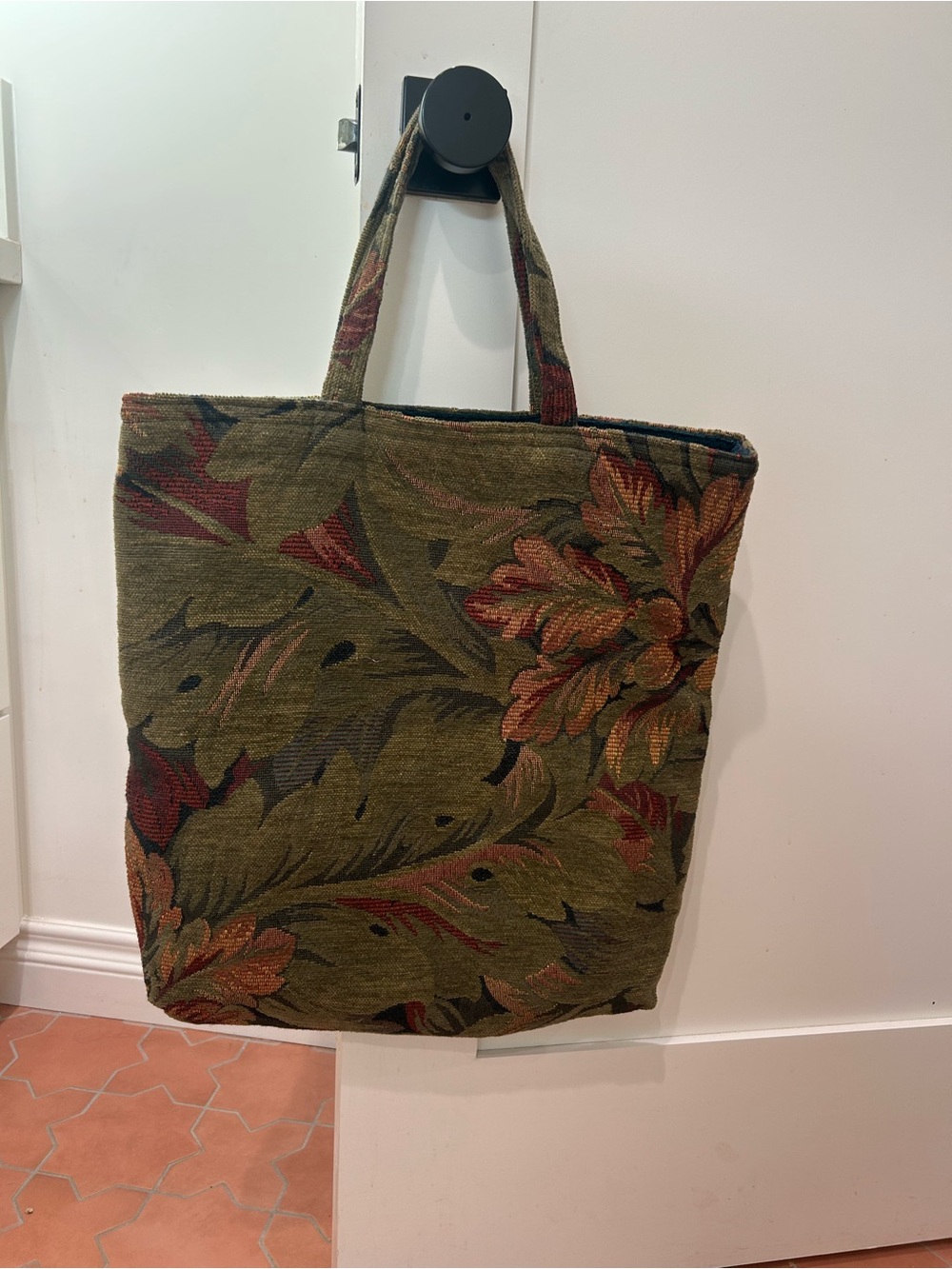 Vintage Tapestry Floral Bag